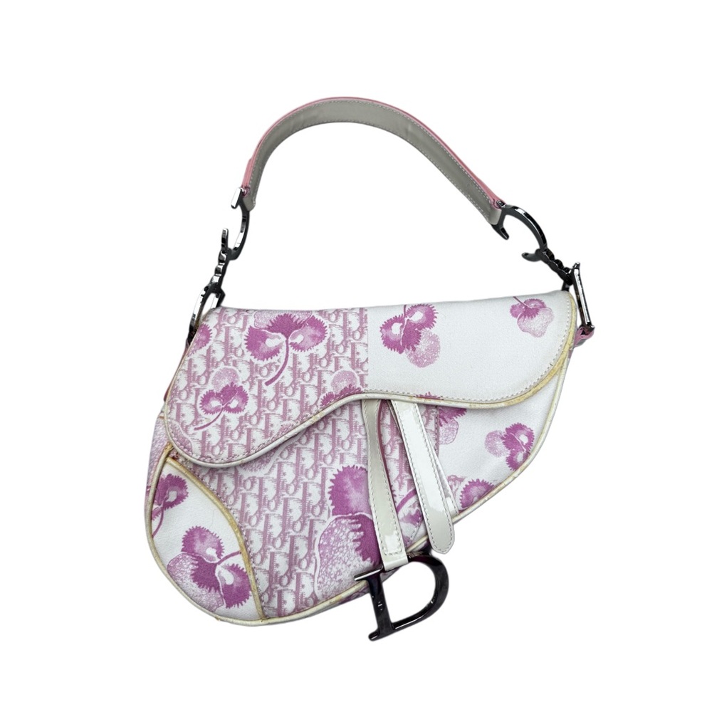 Christian Dior “Girly pink cherry blossom” Saddle Bag